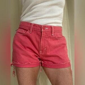 Ralph Lauren Polo Jeans Company Saturday Jean Cutoffs. Washed out red Size 6